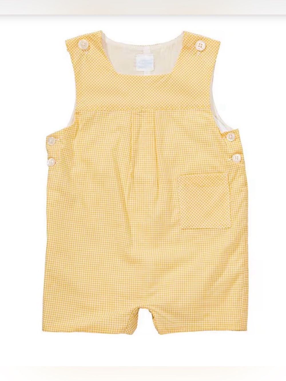 🆕 Edgehill Collection | Baby Boys Cotton Gingham Jon Jon Shortall - 100% Cotton